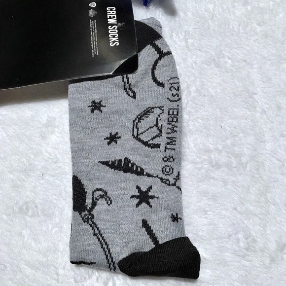 Bioworld Harry Potter New with Packaging 1 Pair Crew Men's Socks Size 8-12 - Picture 4 of 7
